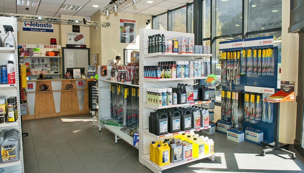 Magasin de pièces détachées et d’outillage à Sallanches Bastard